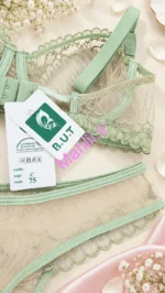 ست شورت و سوتین فنردارتور گاز طرح گل برگی ریز - تصویر 3