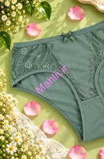شورت طرح بغل گیپور جنس نخ پنبه (پک 6 عددی )