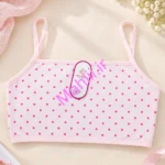 نیم تنه دخترانه بدون کاپ مدل بندی رنگ صورتی