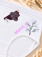 شورت زنانه گنی برند سینولونگ طرح بغل درختی جنس نخ پنبه (پک 6عددی)