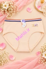 شورت زنانه گنی جنس نخ پنبه طرح کش خارجی وارداتی(پک 6 عددی)