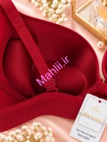 سوتین اسفنجی فنردار طرح بند دکلته جک دار