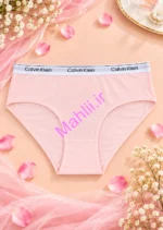 شورت زنانه پشت چاپ کش اسپرت جنس نخ پنبه (پک 6 عددی)