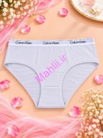 شورت زنانه پشت چاپ کش اسپرت جنس نخ پنبه (پک 6 عددی)