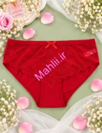 شورت فانتزی زنانه جلو گیپور جنس نخ پنبه (پک 6 عددی)