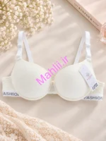 سوتین فنردار اسفنجی جک دار چهار قزنه رنگ نباتی