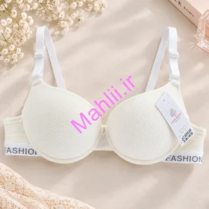 سوتین فنردار اسفنجی جک دار چهار قزنه رنگ نباتی