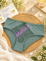 شورت گیپور و نخ زنانه جلو دانتن وسط پاپیون (پک 6 عددی)