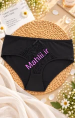 شورت گیپور و نخ زنانه جلو دانتن وسط پاپیون (پک 6 عددی)