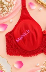 سوتین پرولون پرسی فنردار کمرگیپور رنگ قرمز
