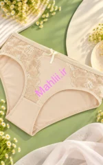 شورت گیپور زنانه جلو دانتل طرح دلبری (پک 6 عددی)