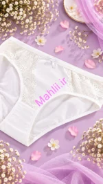 شورت گیپور زنانه جلو دانتل طرح گل شکوفه جنس نخ پنبه (پک 6 عددی)